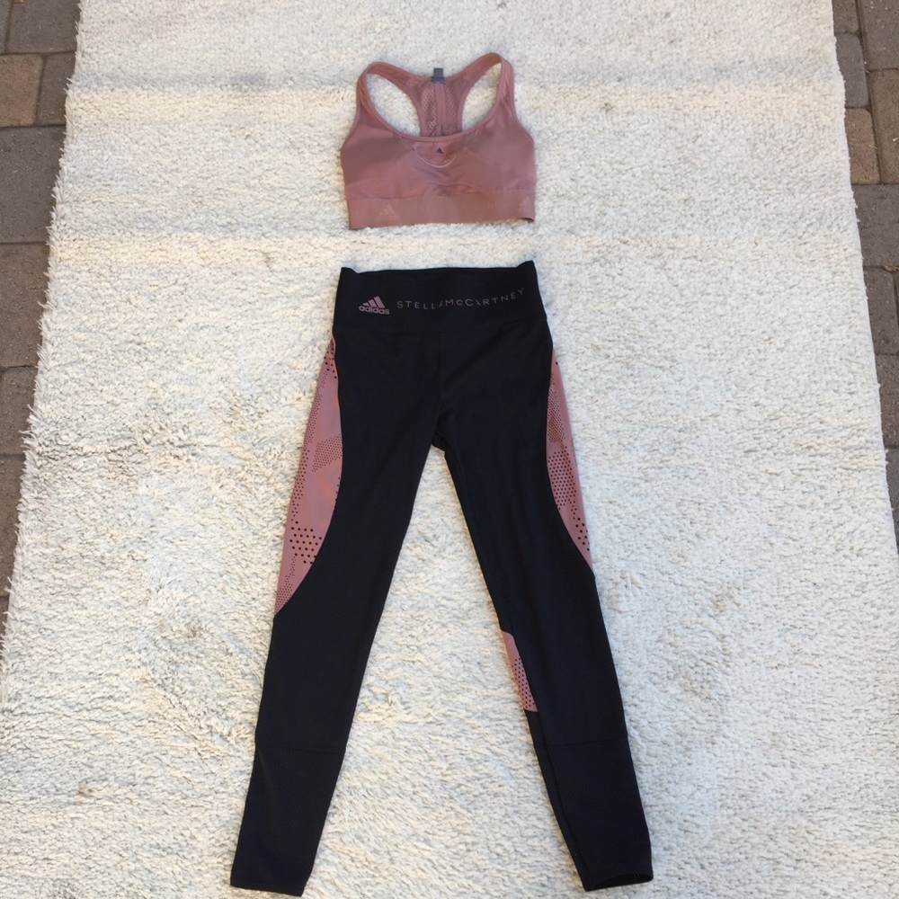 Adidas Light support Bra and Highrise Long Tights